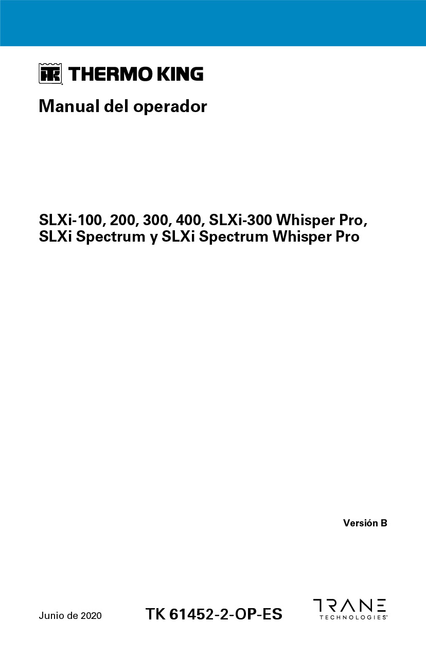 SLXi Manual del operador 2020