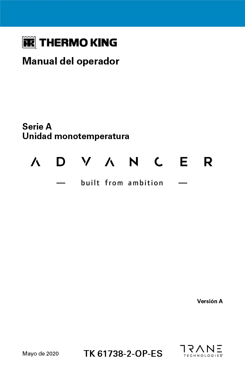 Advancer Manual del operador 2020