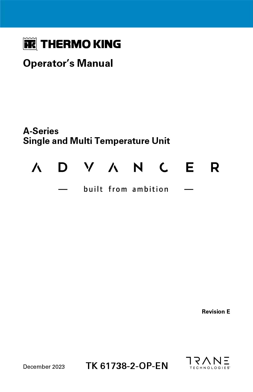 A-Series Single and Multi Temperature Unit 12-2023