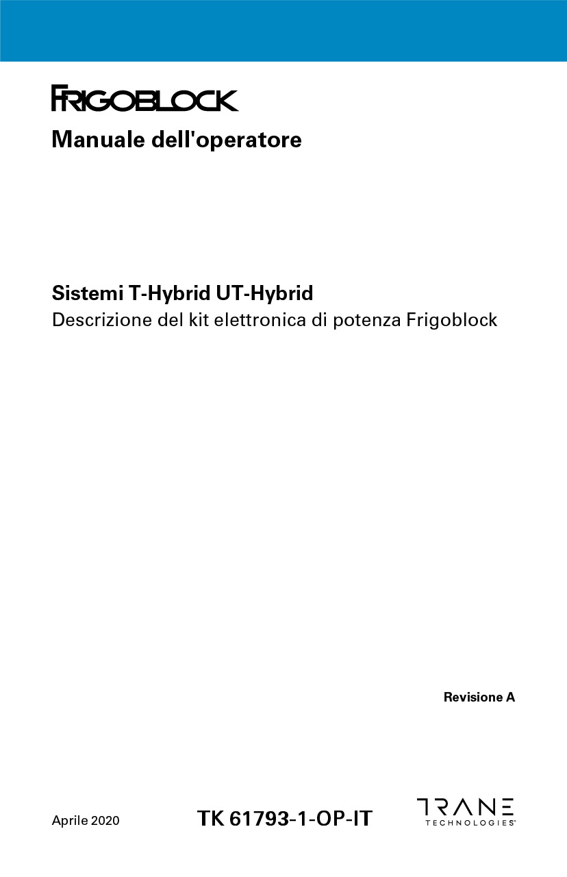 Manuale dell'operatore Hybrid