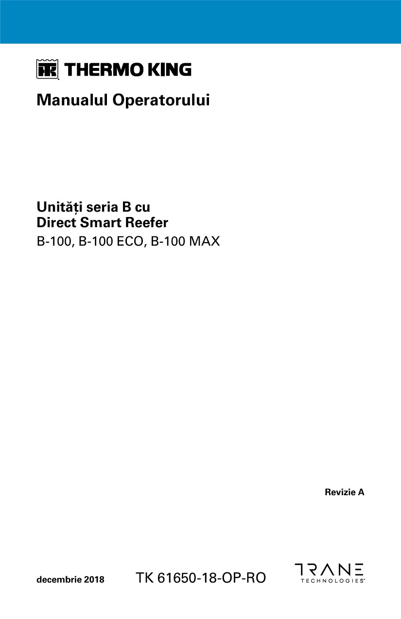 Manualul proprietarului B-Series