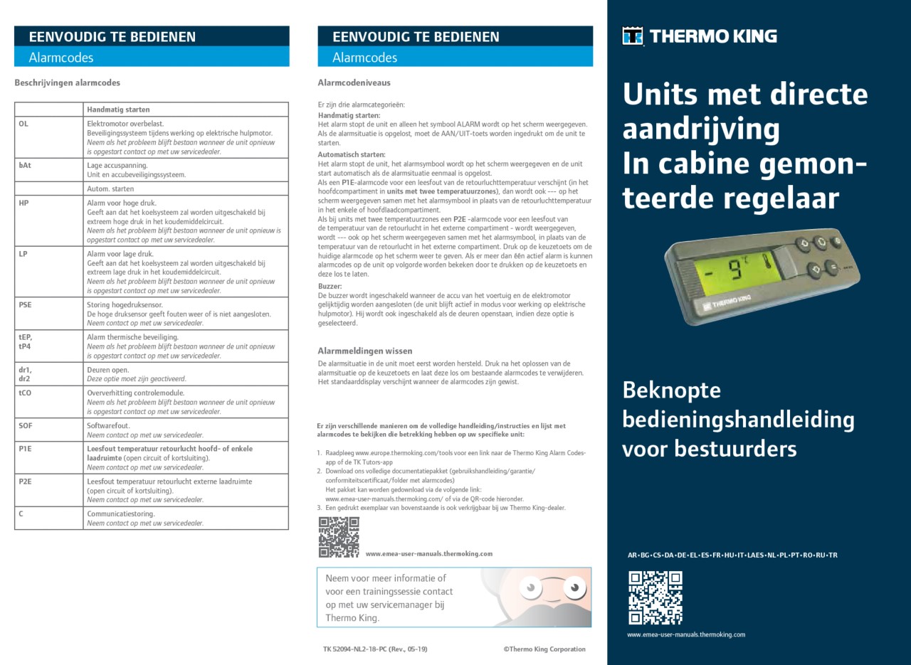 Chauffeurshandleiding voor DSR-III