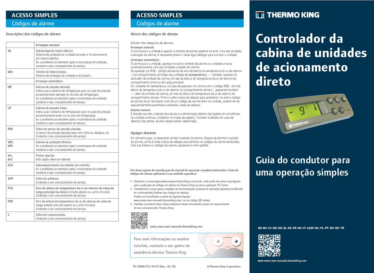 Guia do condutor DSR-III