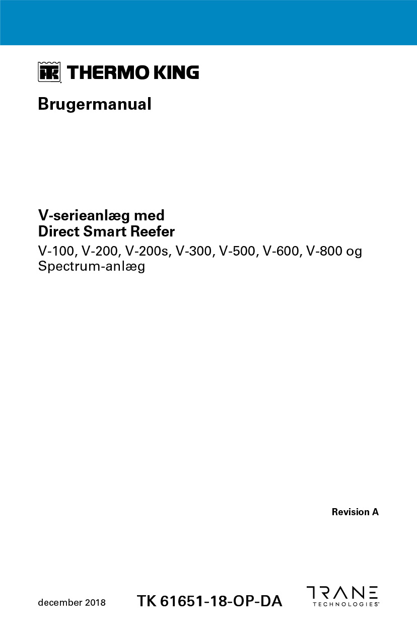 Brugermanual V-Series