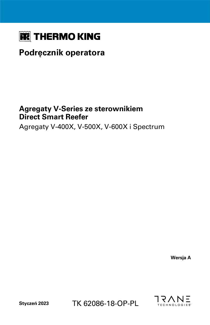 Agregaty V-Series ze sterownikiem Direct Smart Reefer