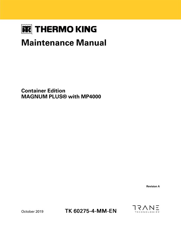 Container Edition MAGNUM PLUS® with MP4000 10-2019